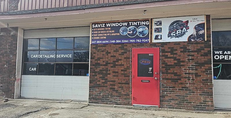 Saviz Window Tinting storefront at 709 King Street East, Kitchener